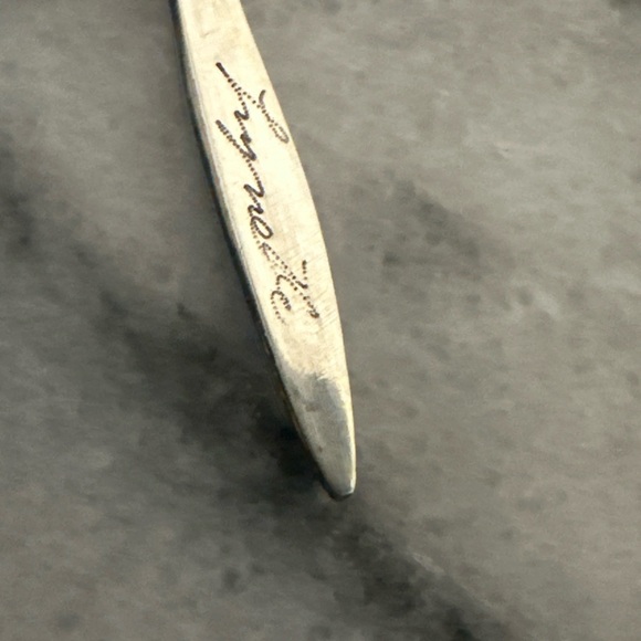 Zuni handmade & signed by artist 925 sterling silver Cross Pendant - Picture 6 of 16